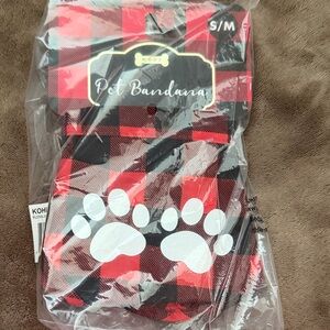Kohl's Red and Black Pet Bandana